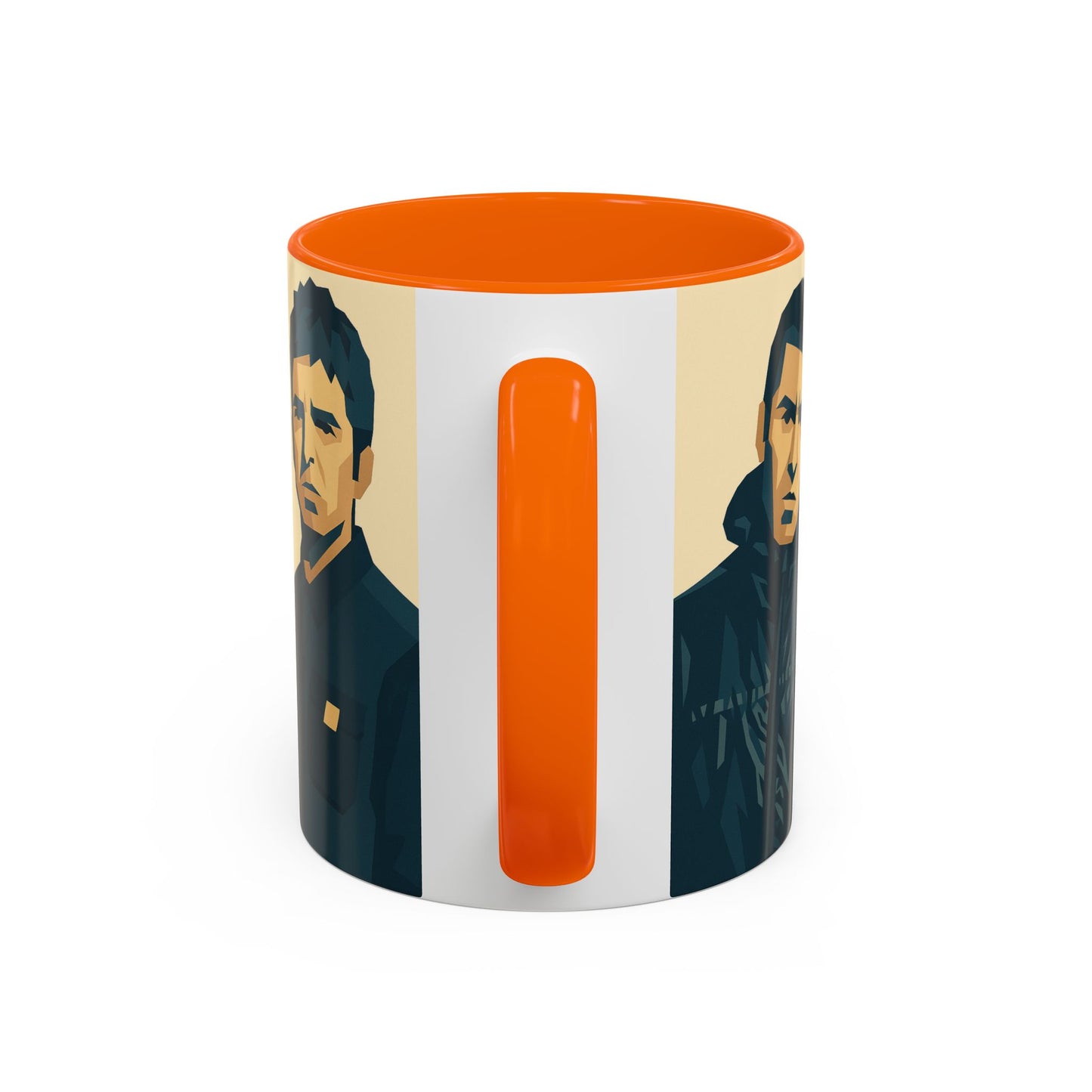 Oasis-Inspired Coffee Mug, Liam and Noel Gallagher