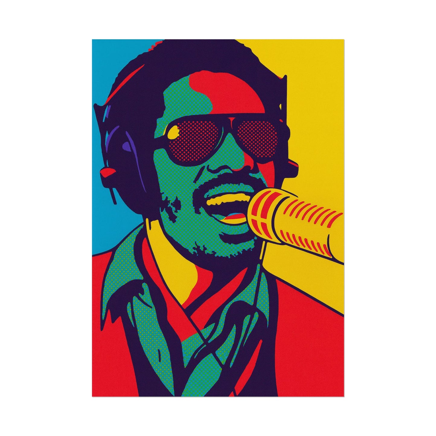 Stevie Wonder Pop Art Poster