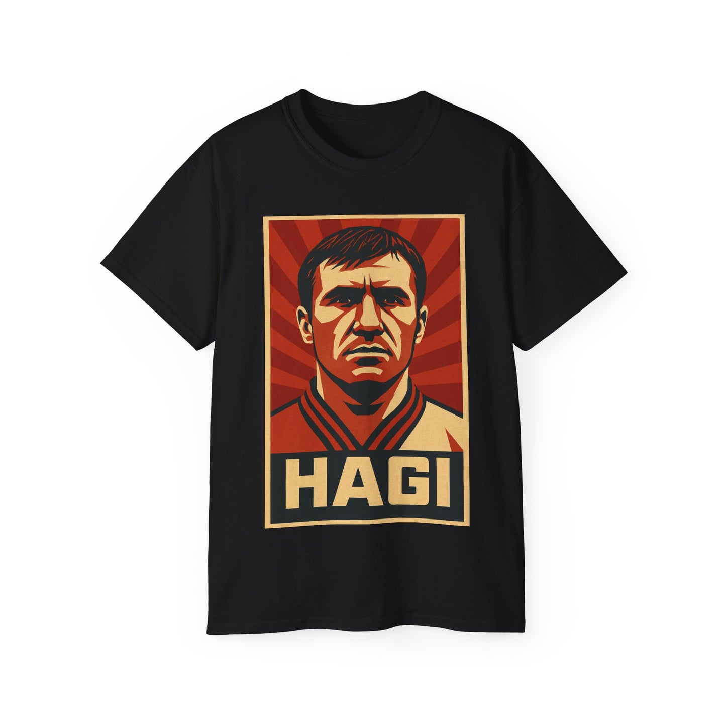 Gheorghe Hagi Propaganda Poster - Romania
