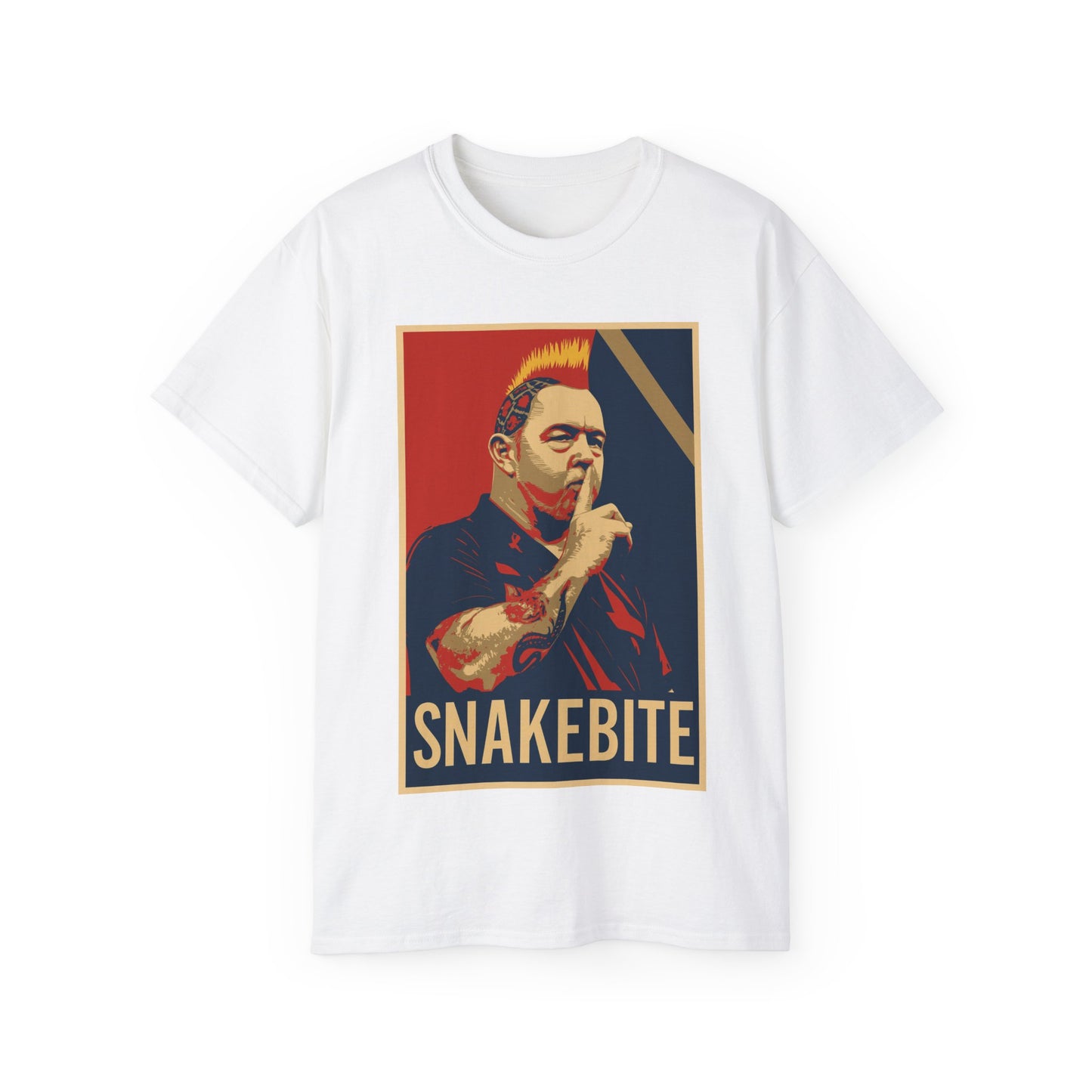 Peter Wright Snakebite Shhh Darts T-Shirt