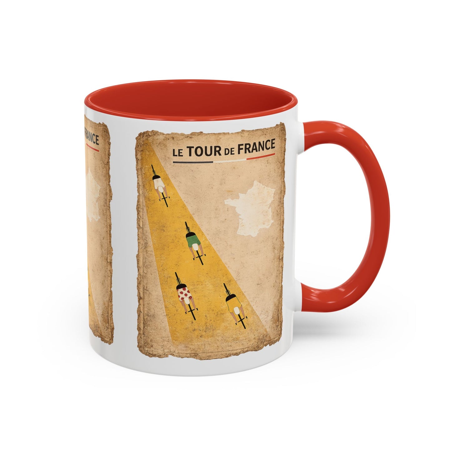 Tour de France Road Accent Coffee Mug (11, 15oz)