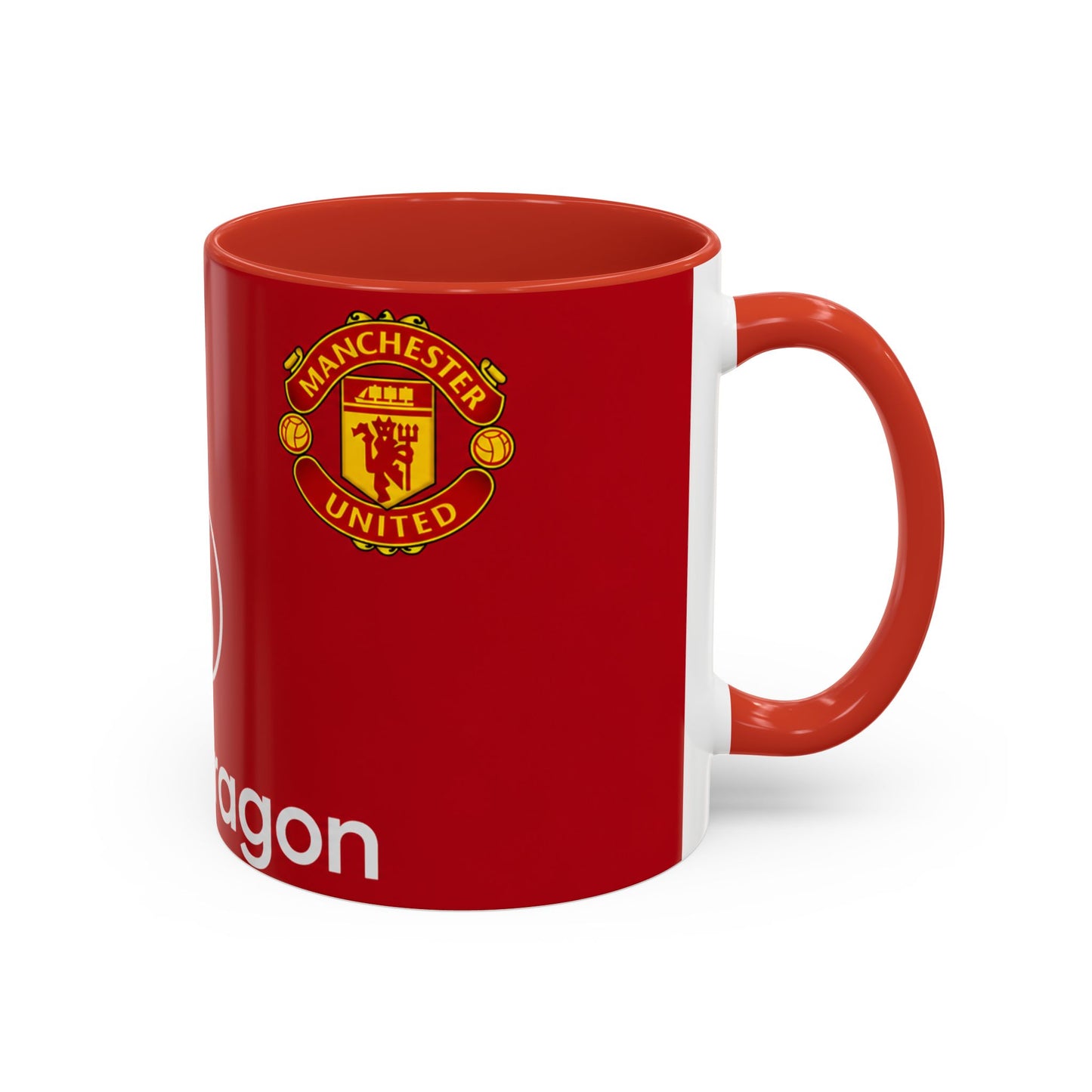 Manchester United Shirt Accent Coffee Mug (11, 15oz)