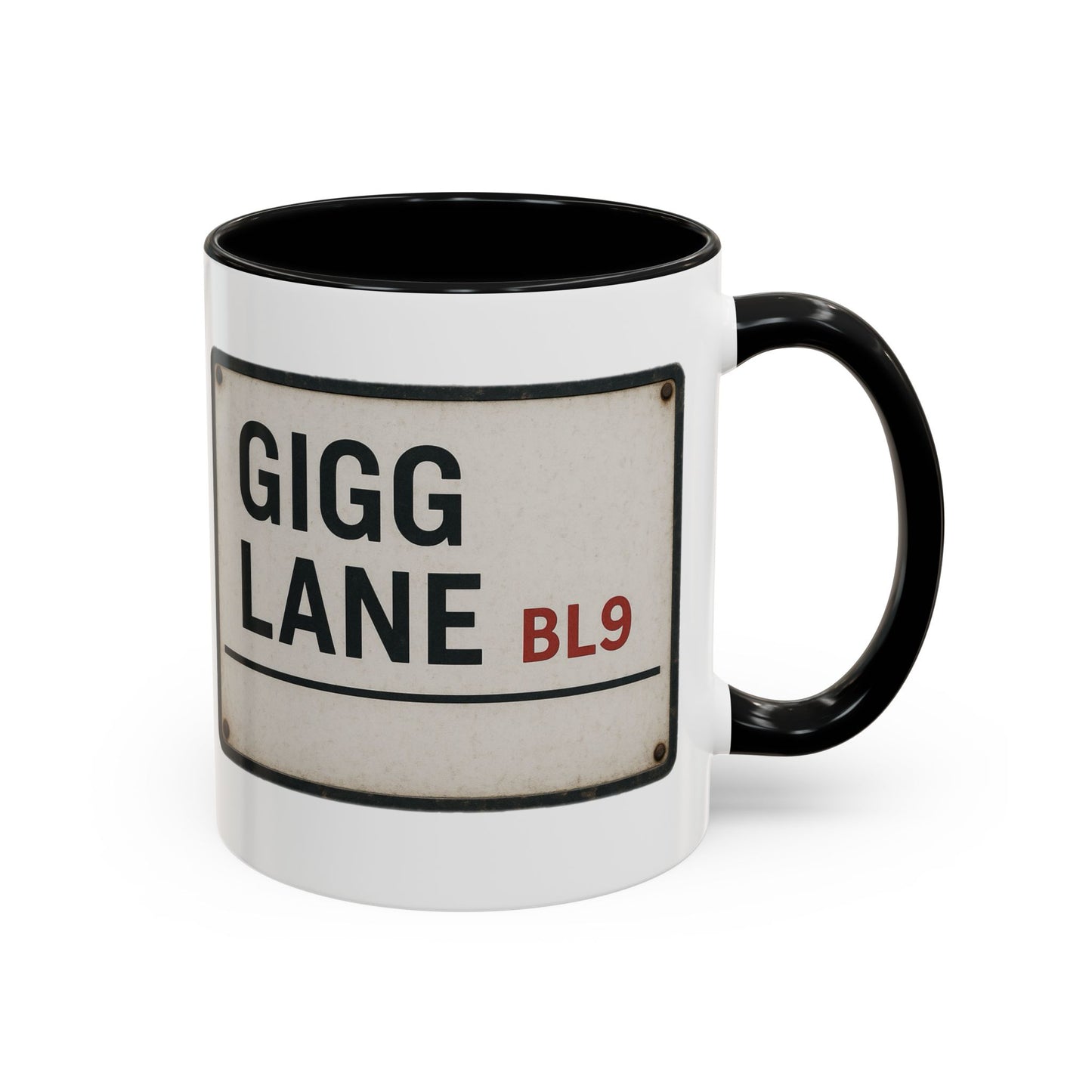 Gigg Lane Bury Road Sign
