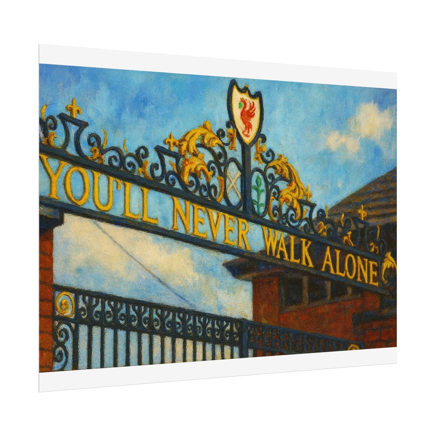 Liverpool FC Shankly Gates Art Poster