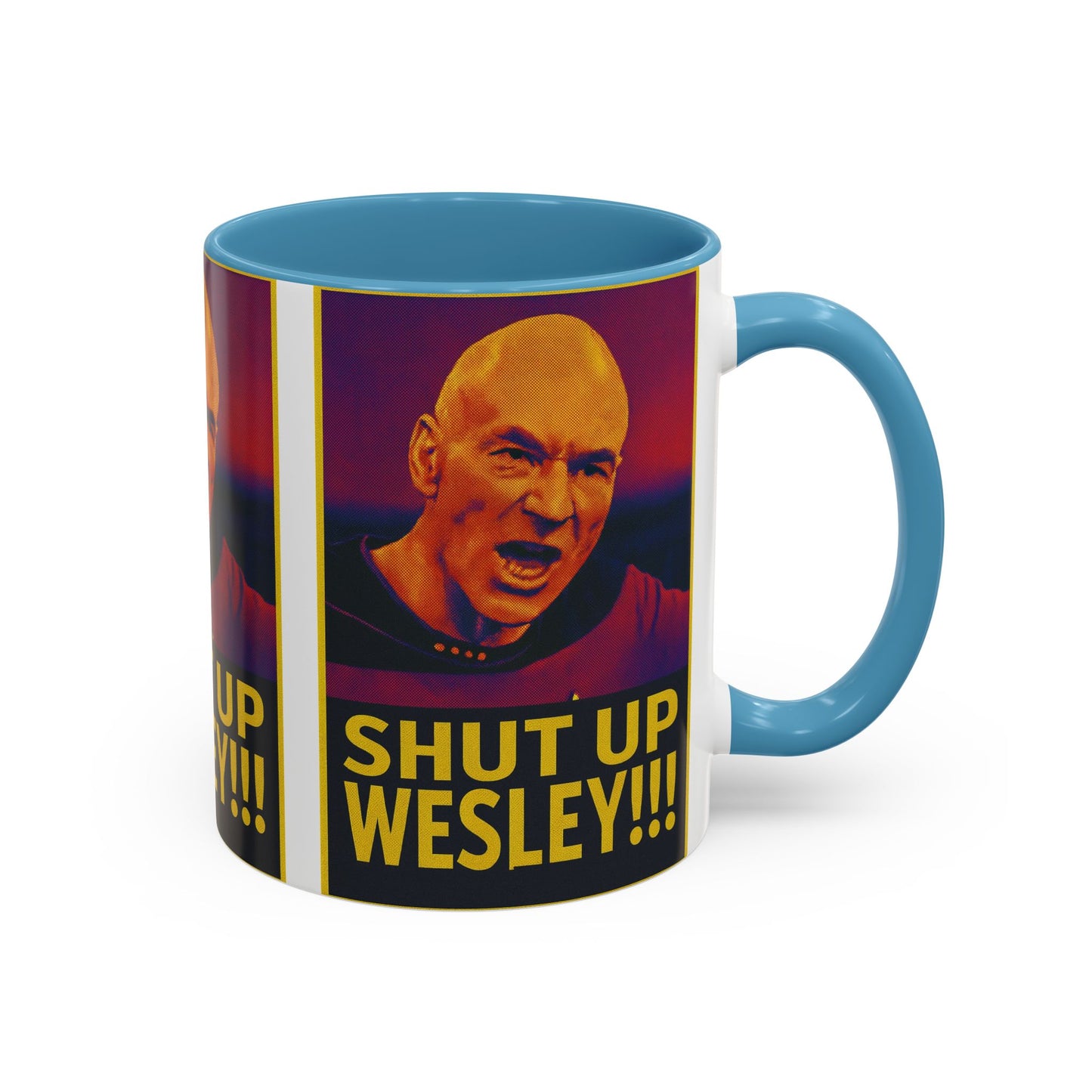 Captain Picard Shut Up Wesley! Mug