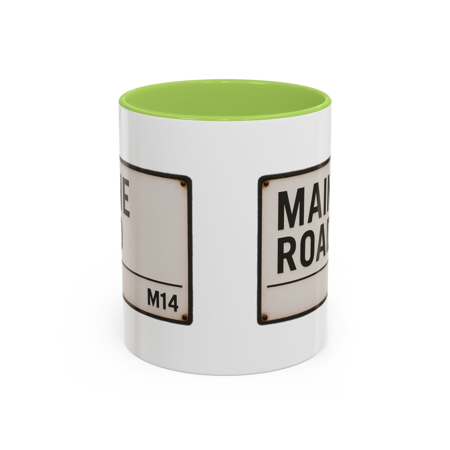 Maine Road Manchester City Road Sign Mug