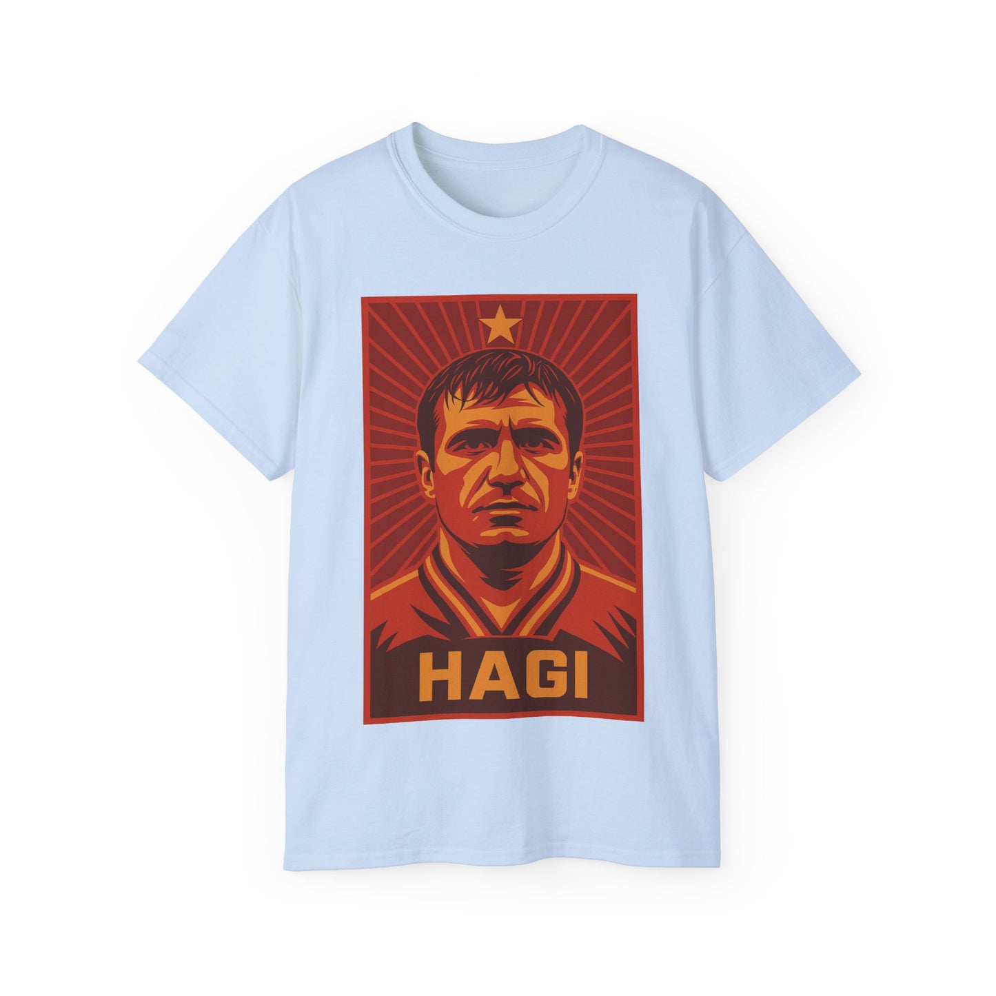 Gheorghe Hagi Propaganda Poster - Romania
