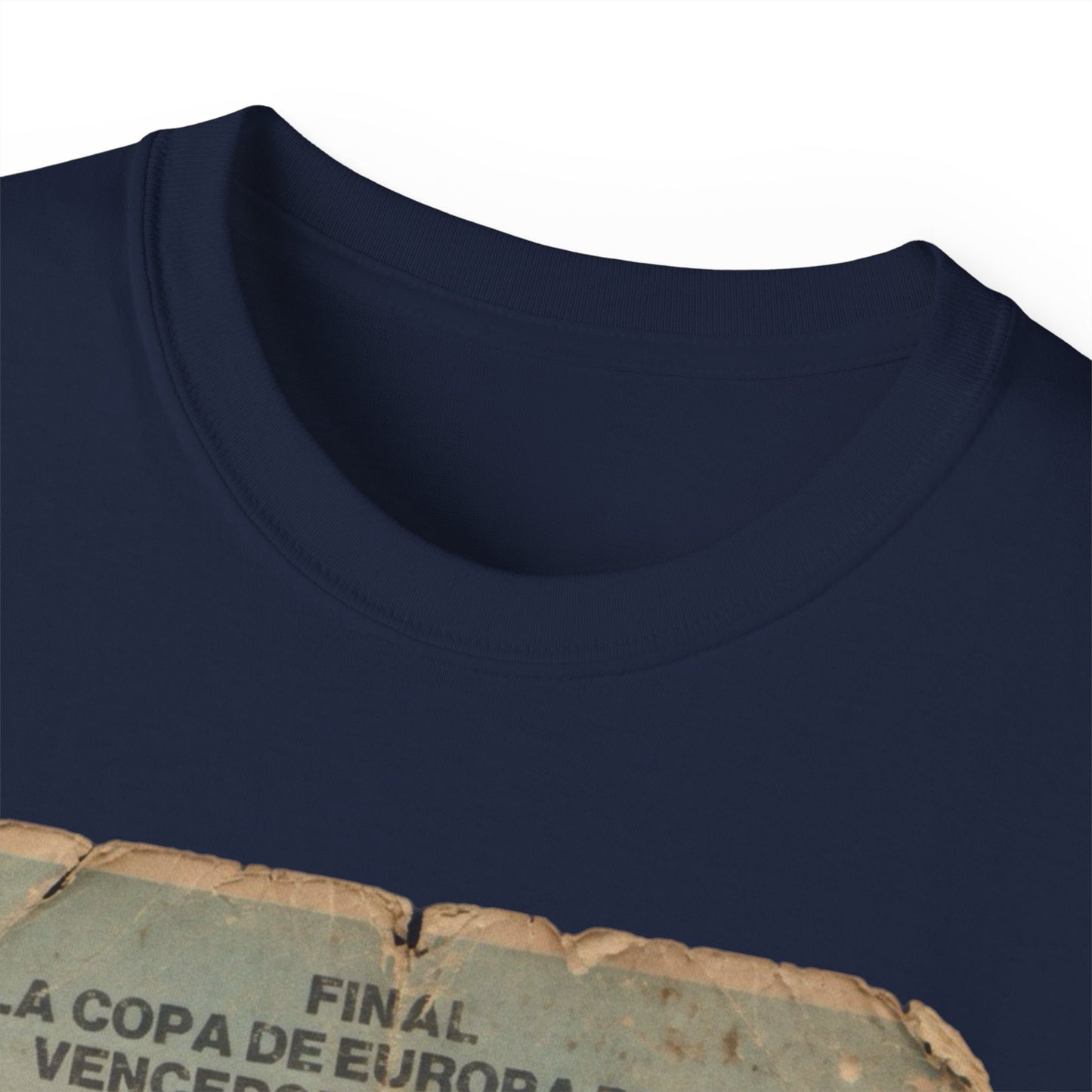 1983 European Cup Winners Cup Final Aberdeen Real Madrid Poster Unisex Ultra Cotton Tee