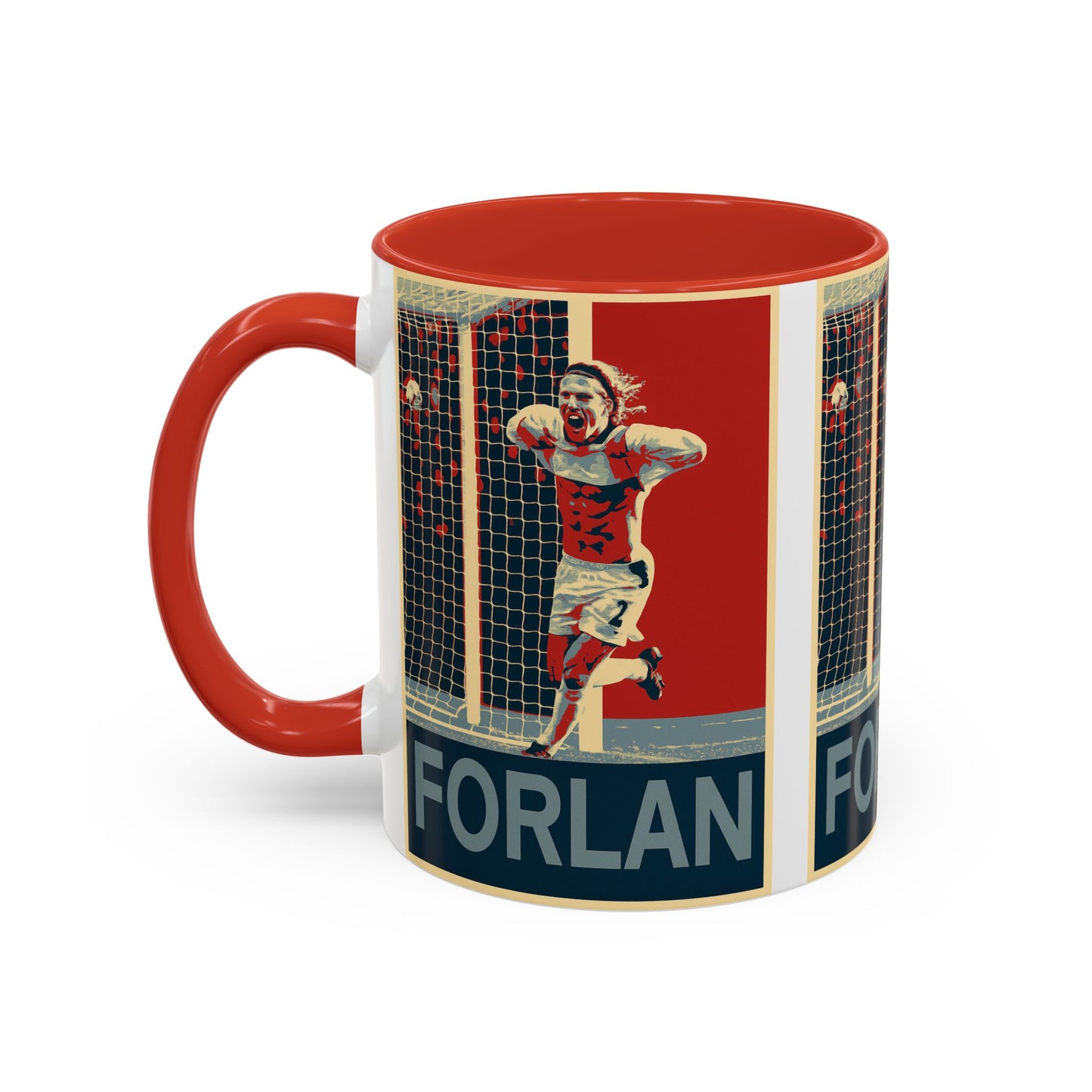 Diego Forlan Liverpool Goal Celebration Mug - Manchester United