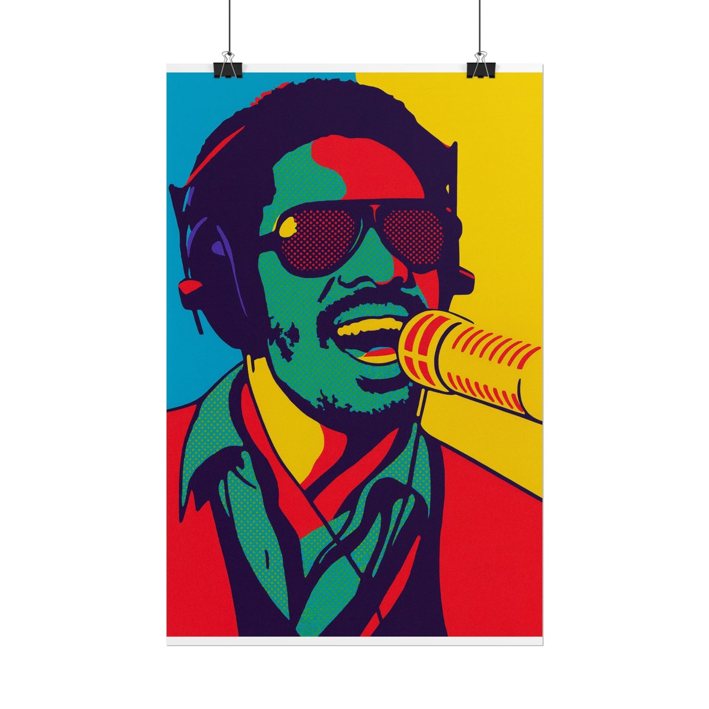 Stevie Wonder Pop Art Poster