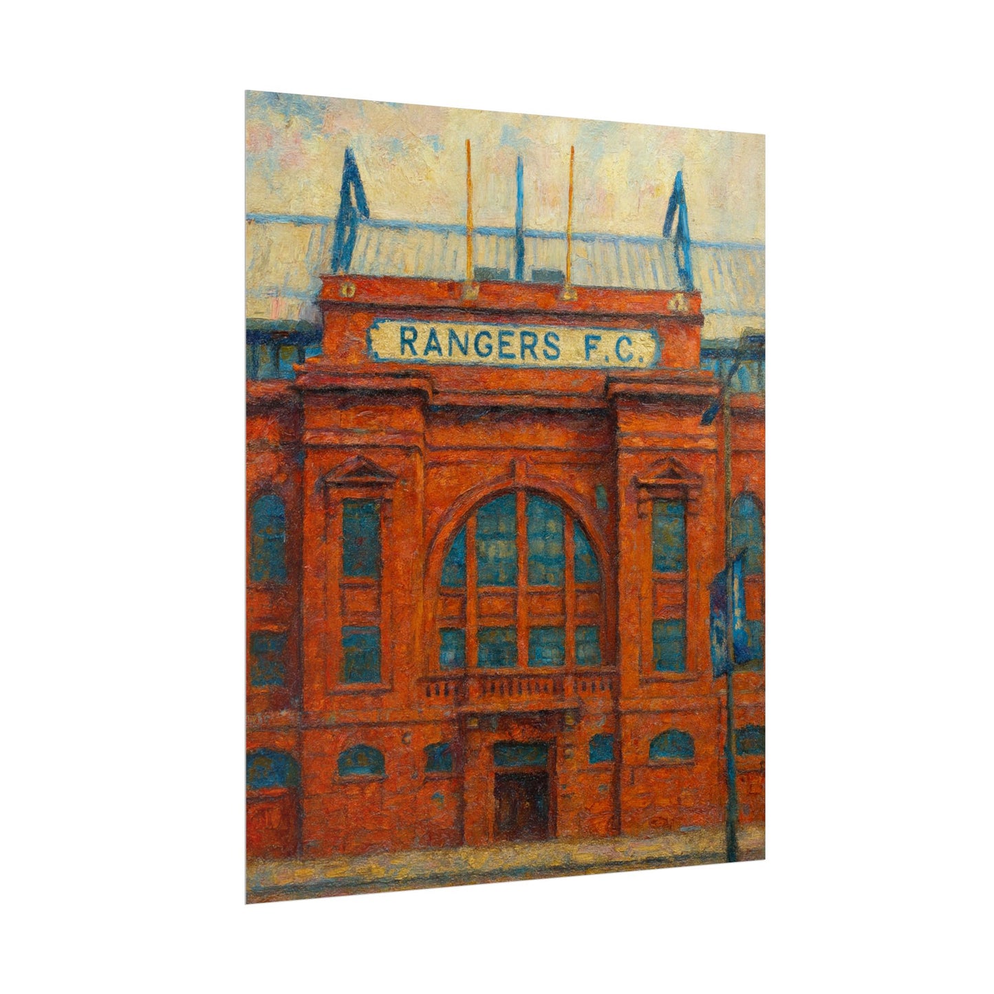 Ibrox Stadium Rangers FC Rolled Posters