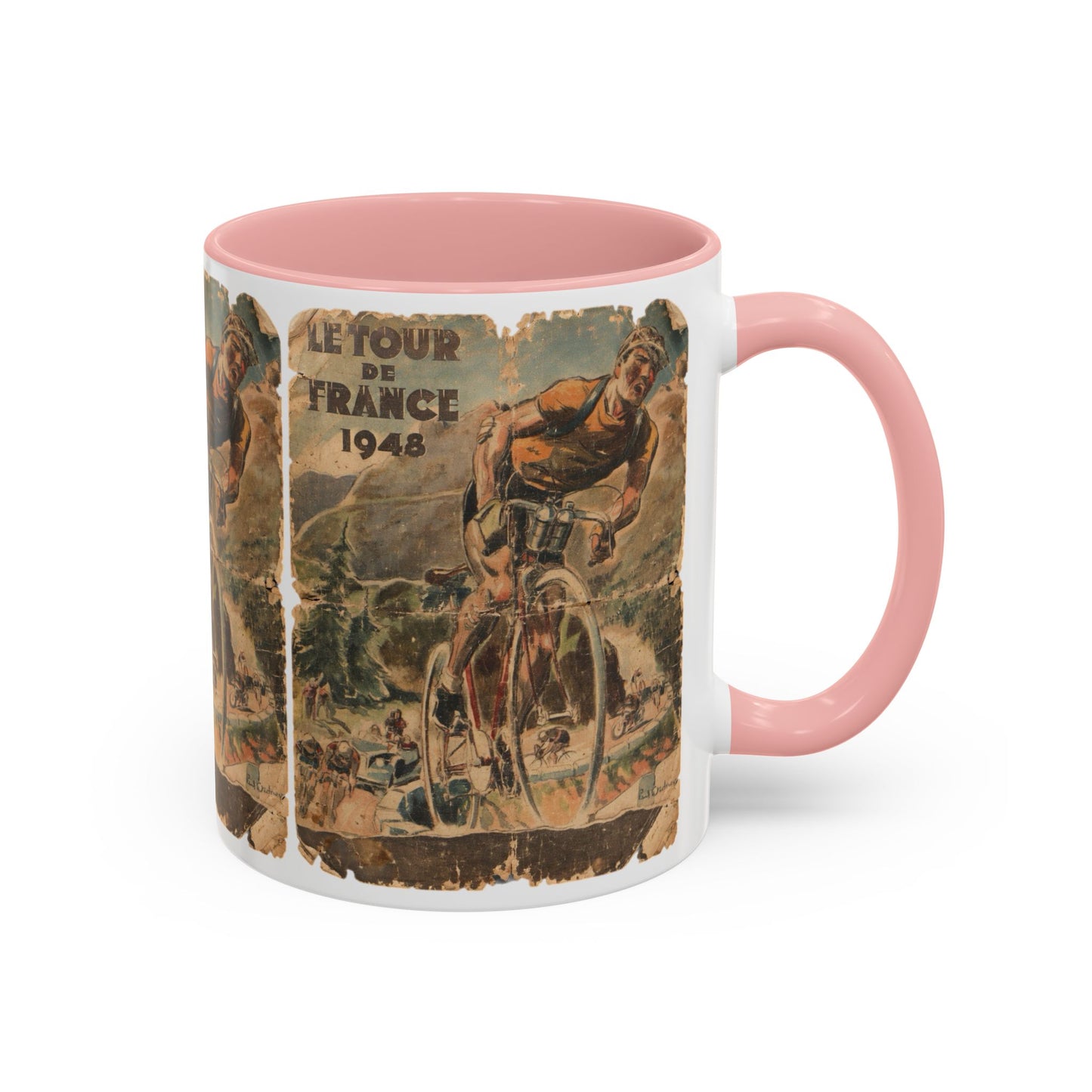 Tour De France 1948 Poster Coffee Mug (11, 15oz)