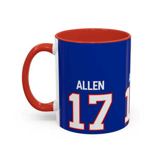 Josh Allen Buffalo Bills Jersey Mug