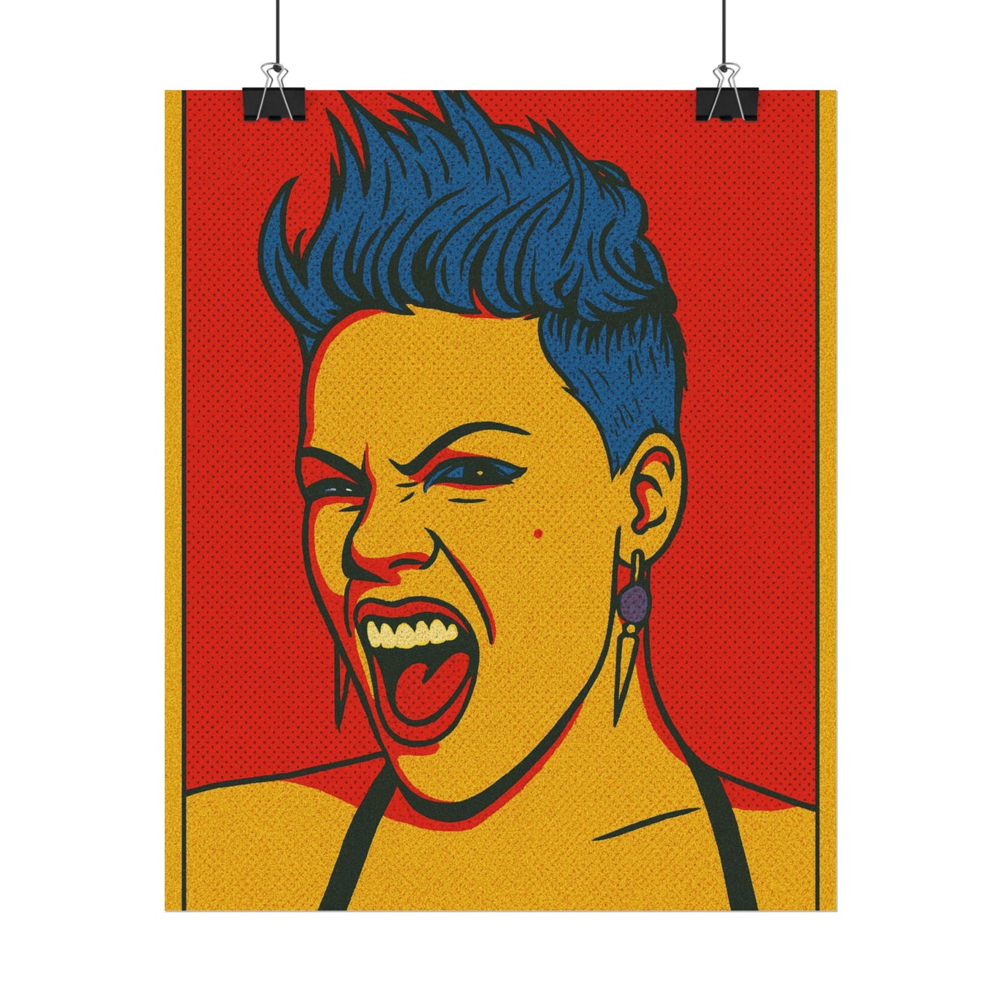 Pink Pop Art Poster