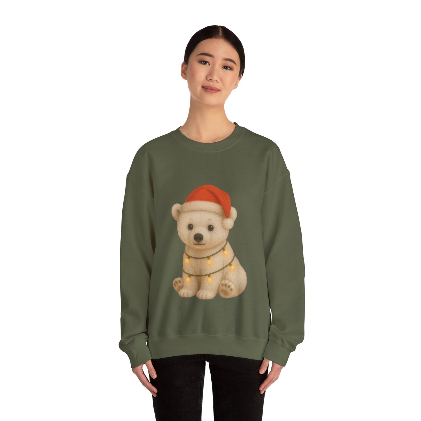Cozy Christmas Polar Bear Sweatshirt