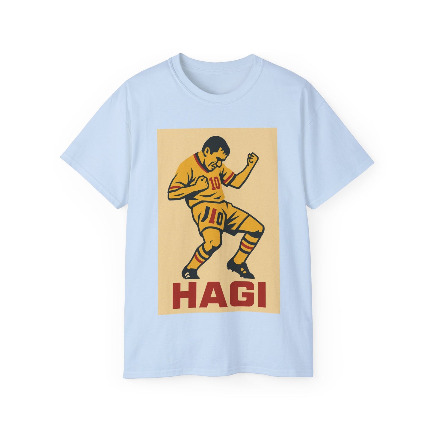 Gheorghe Hagi Propaganda Poster - Romania
