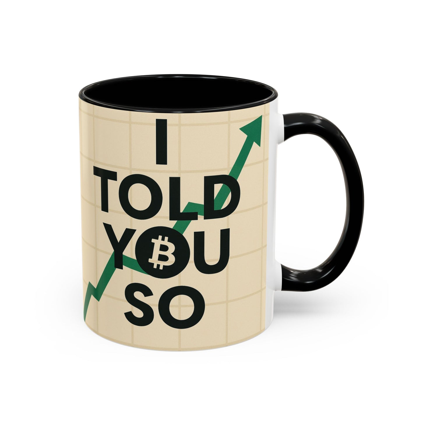 I Told You So Bitcoin Mug