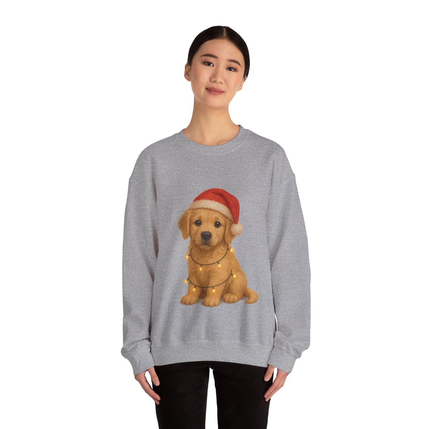Golden Retriever Puppy Christmas Jumper