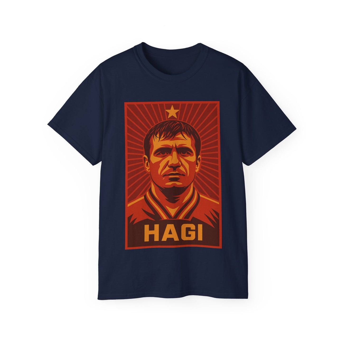 Gheorghe Hagi Propaganda Poster - Romania