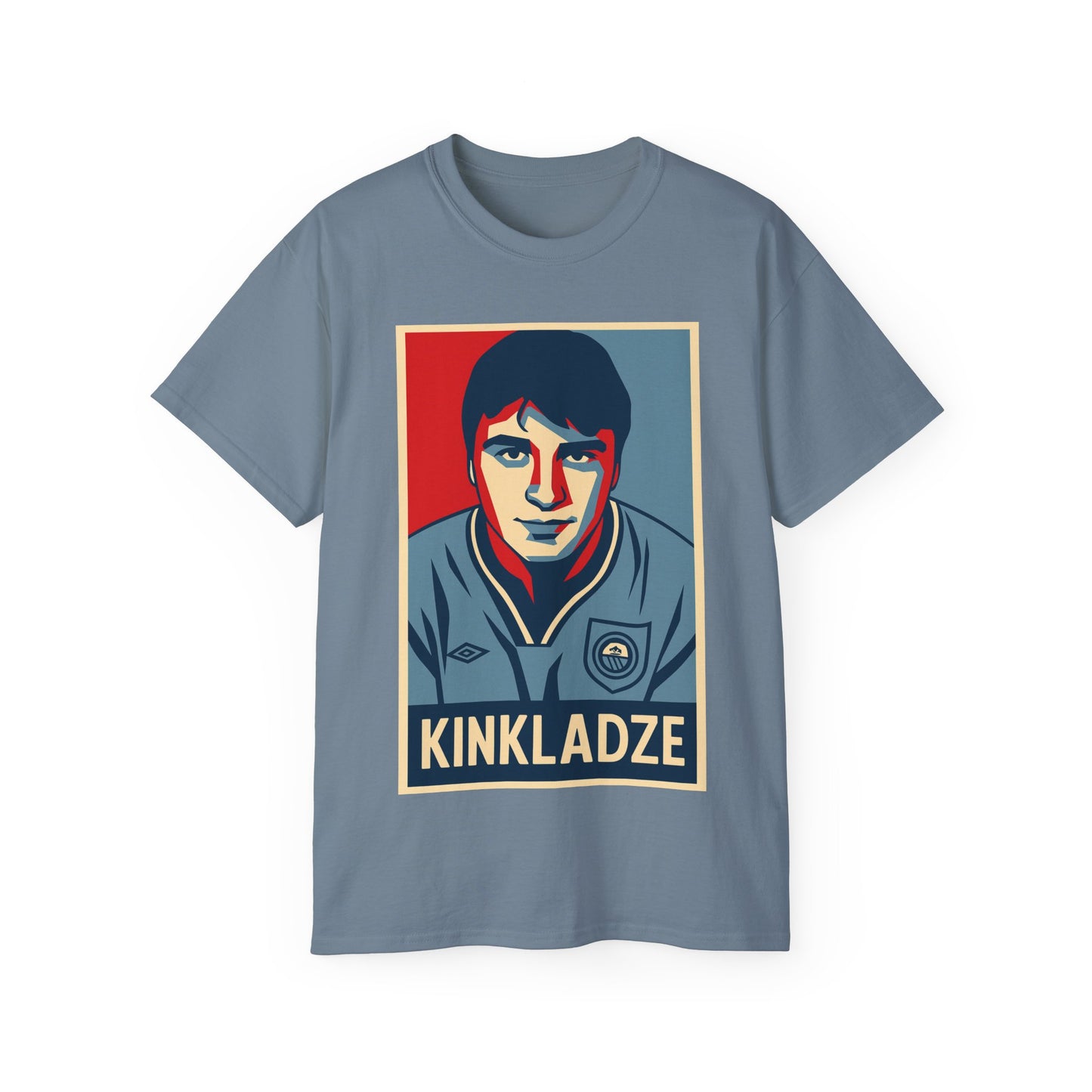 Georgi Kinkladze Hope Poster T-Shirt - Manchester City