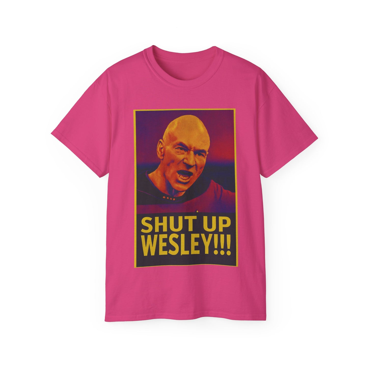 Captain Picard Shut Up Wesley T-Shirt