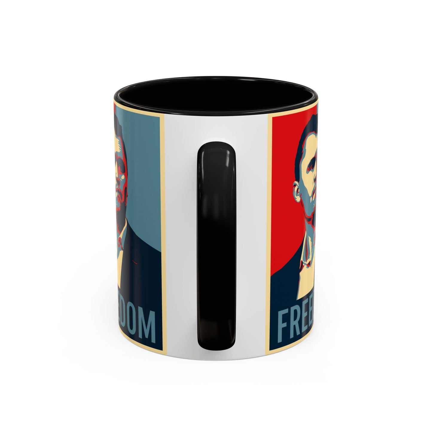 Charlie Kirk Hope Freedom Mug