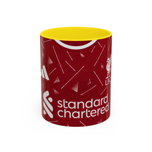 Liverpool 2026-27 Shirt Accent Coffee Mug (11, 15oz)