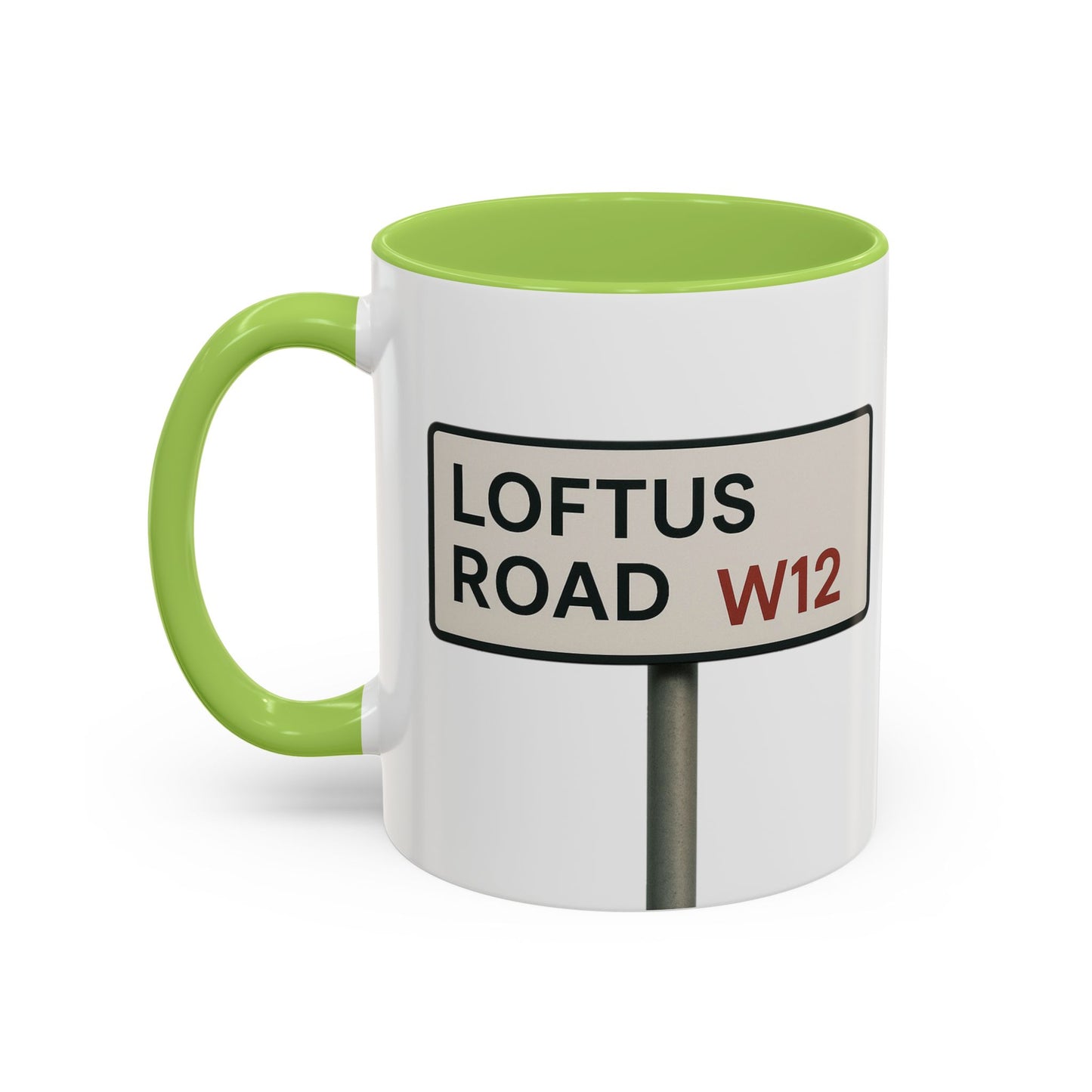 Loftus Road QPR Road Sign Mug