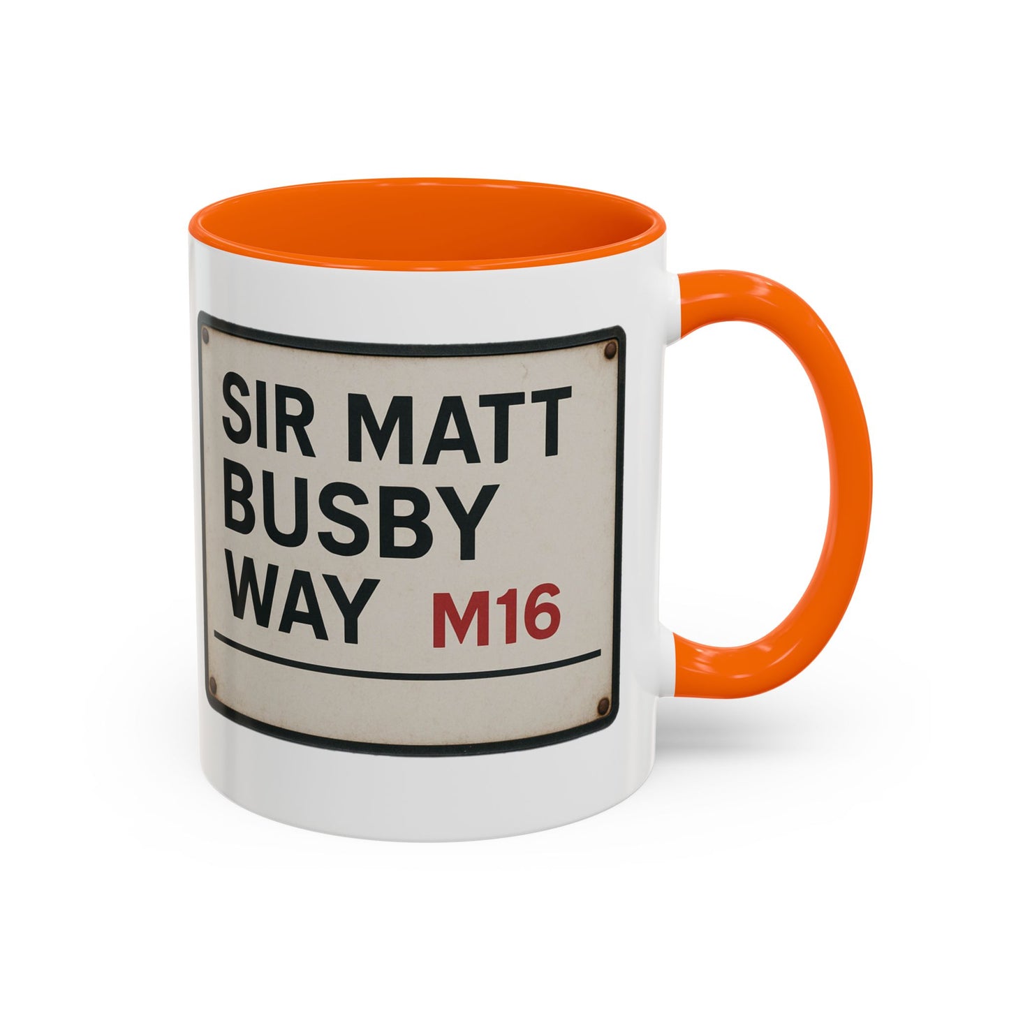 Sir Matt Busby Way Manchester United Mug
