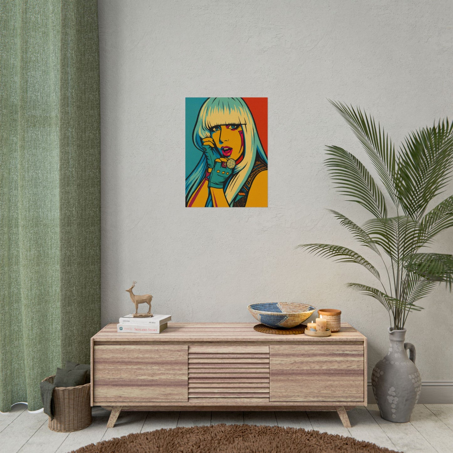 Lady G a g a Pop Art Poster