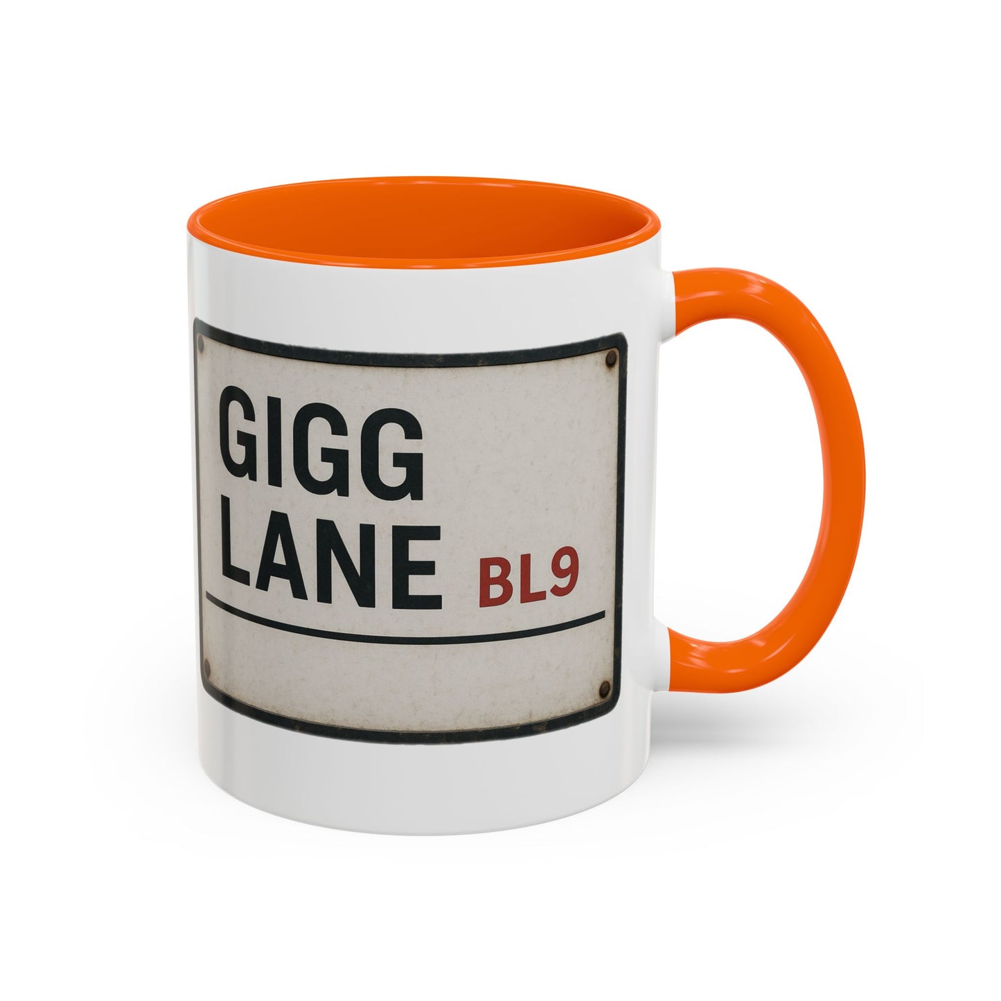 Gigg Lane Bury Road Sign
