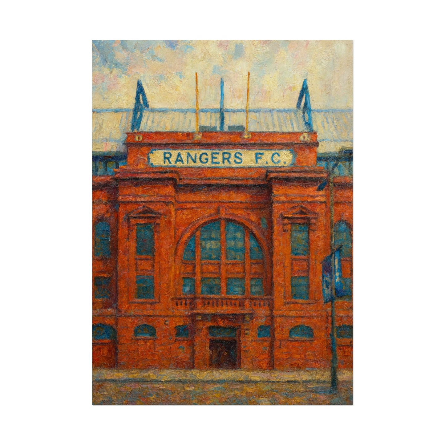 Ibrox Stadium Rangers FC Rolled Posters