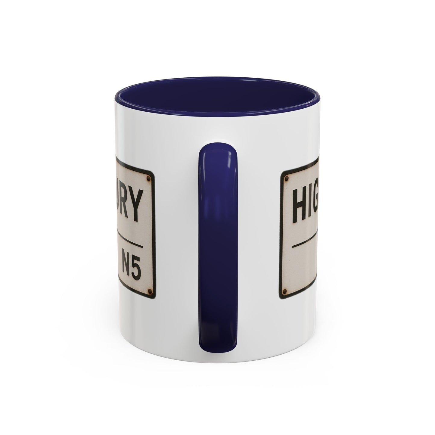Highbury Arsenal Road Sign Mug