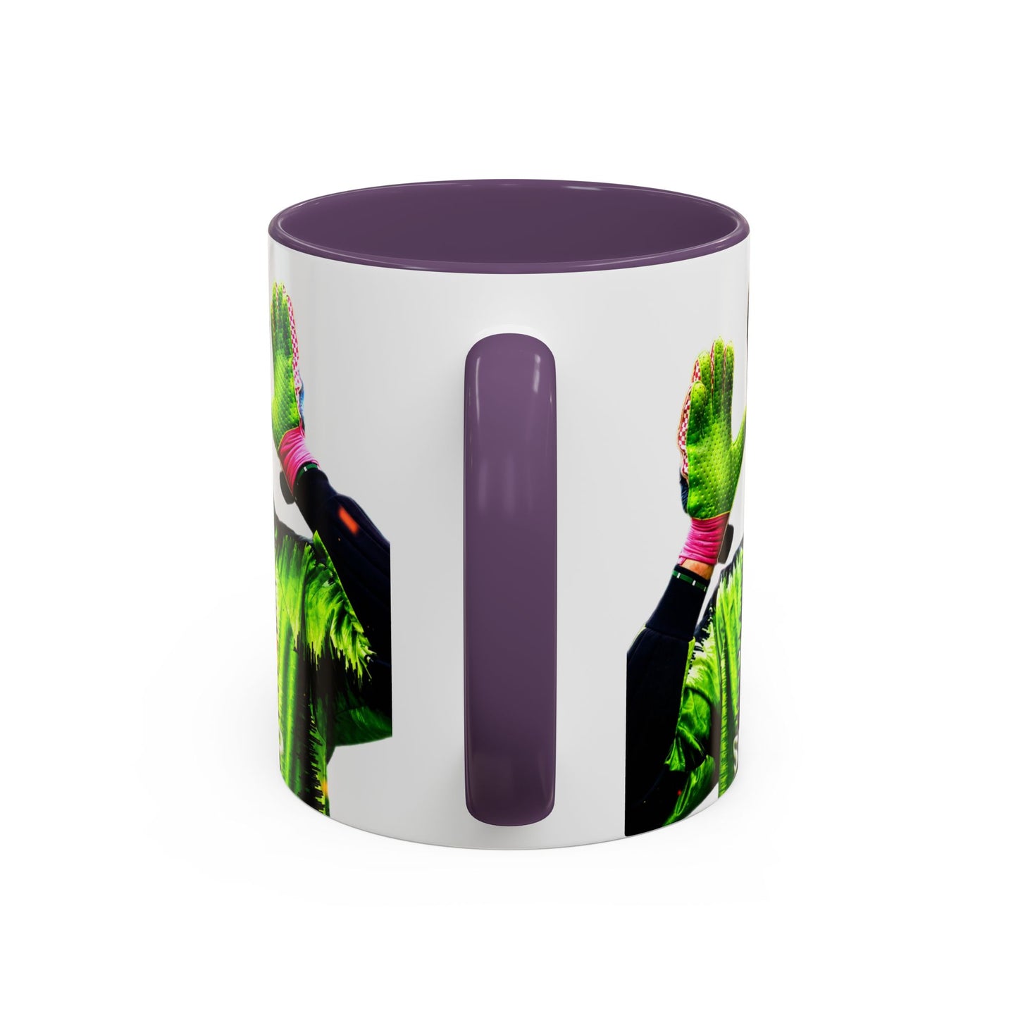 Les Sealey - Manchester United Accent Coffee Mug (11, 15oz)