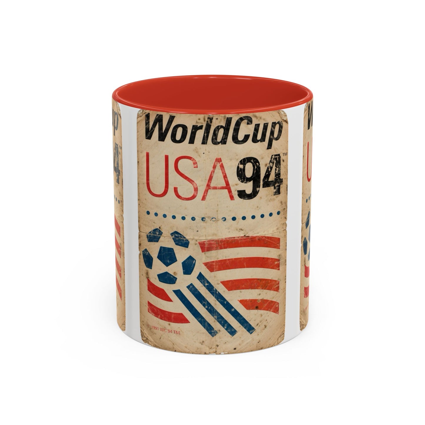 USA 94 World Cup Ball and Stripes Coffee Mug (11, 15oz)