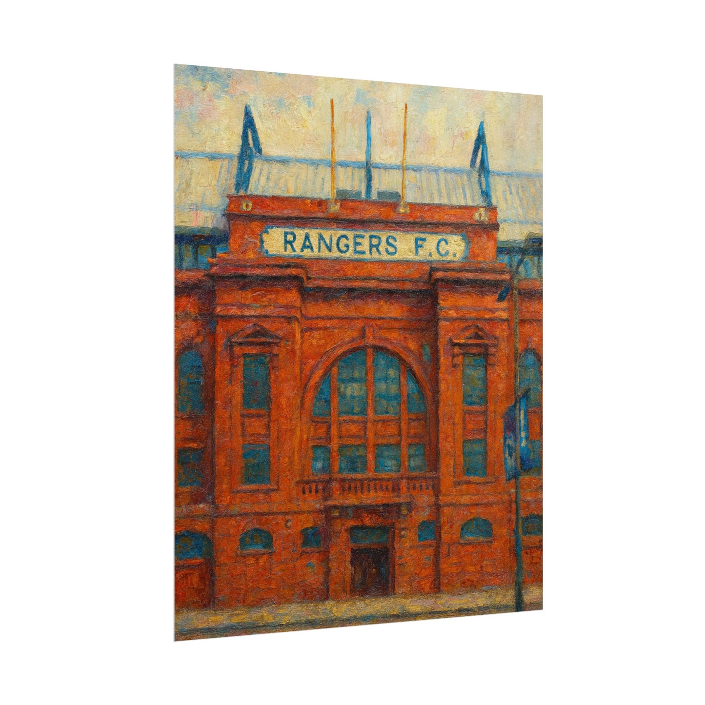 Ibrox Stadium Rangers FC Rolled Posters