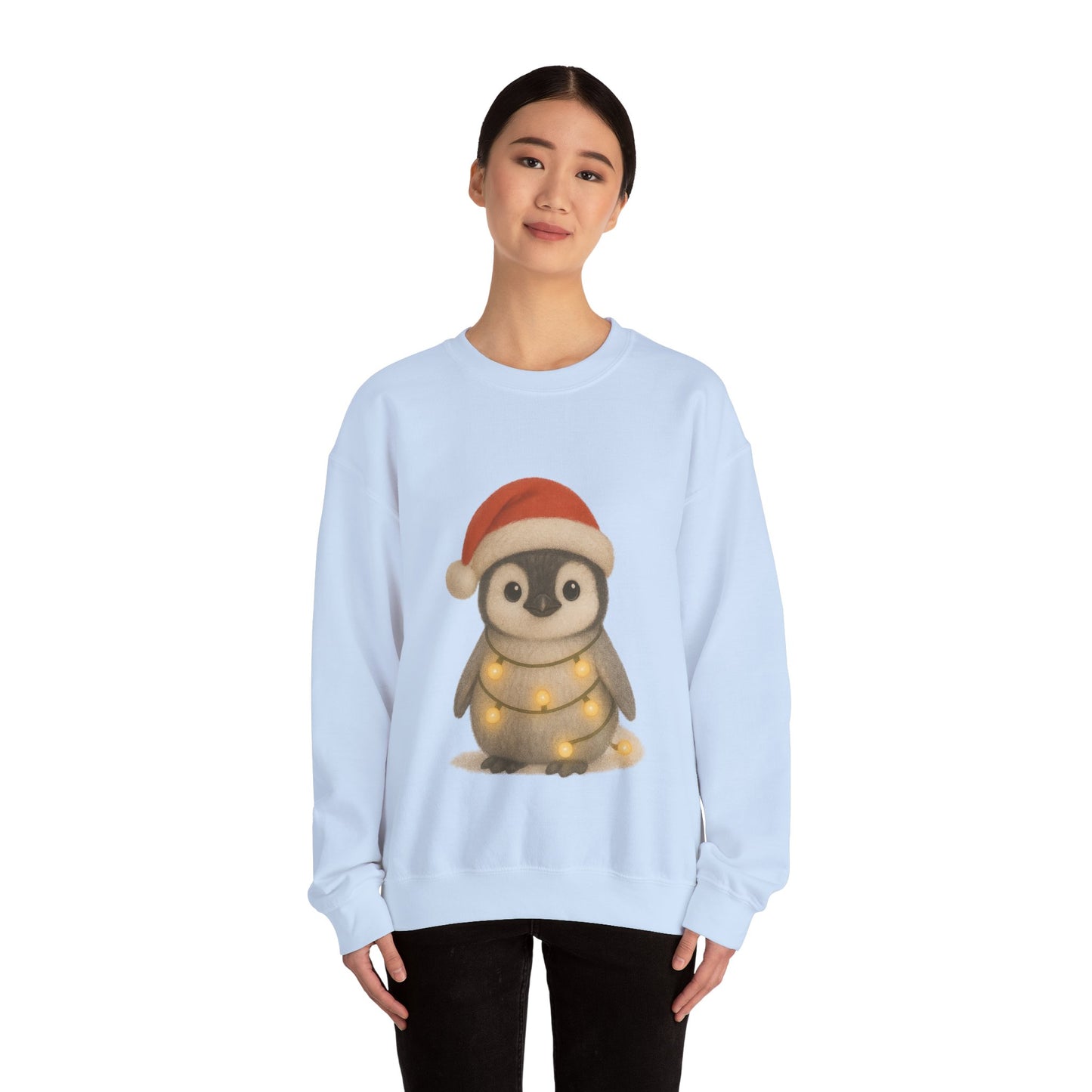 Cozy Penguin Chick Christmas Jumper