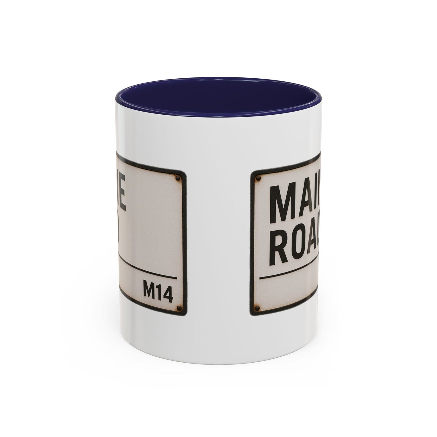 Maine Road Manchester City Road Sign Mug