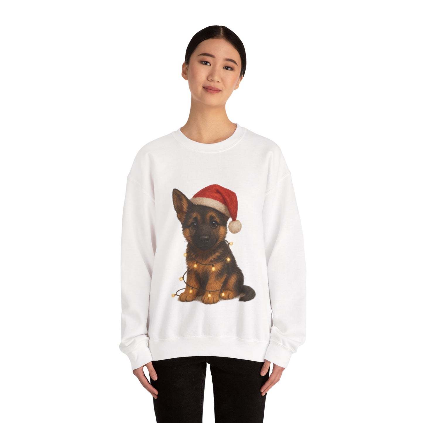 Christmas German Shepherd Puppy Sweatshirt