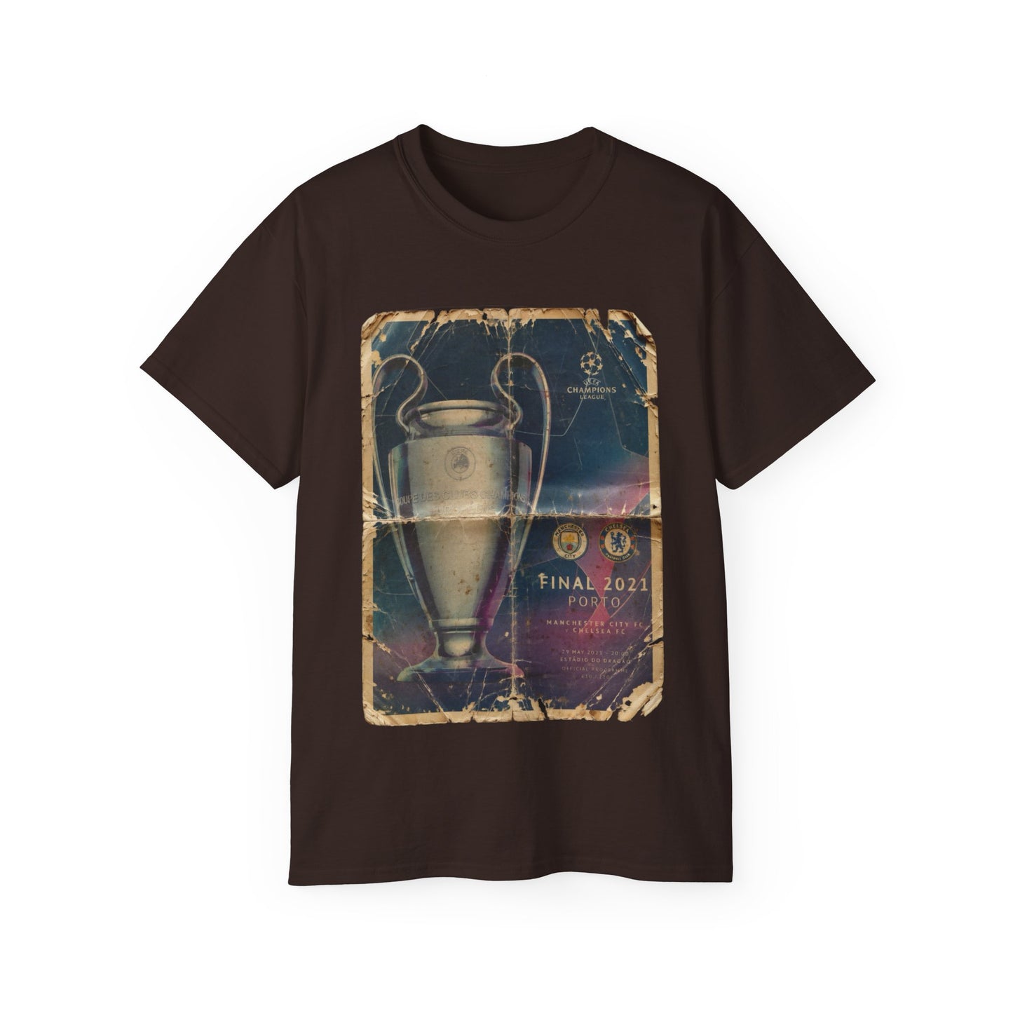 2021 UCL Final Chelsea Manchester City Poster Unisex Ultra Cotton Tee