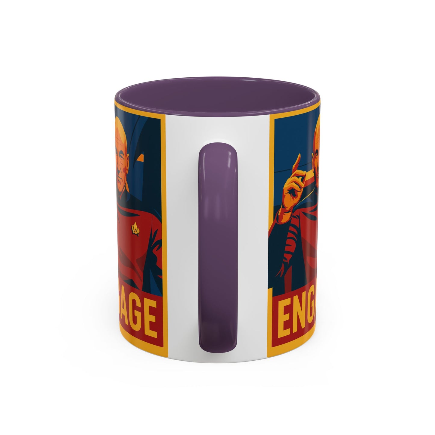 Captain Picard Engage Mug