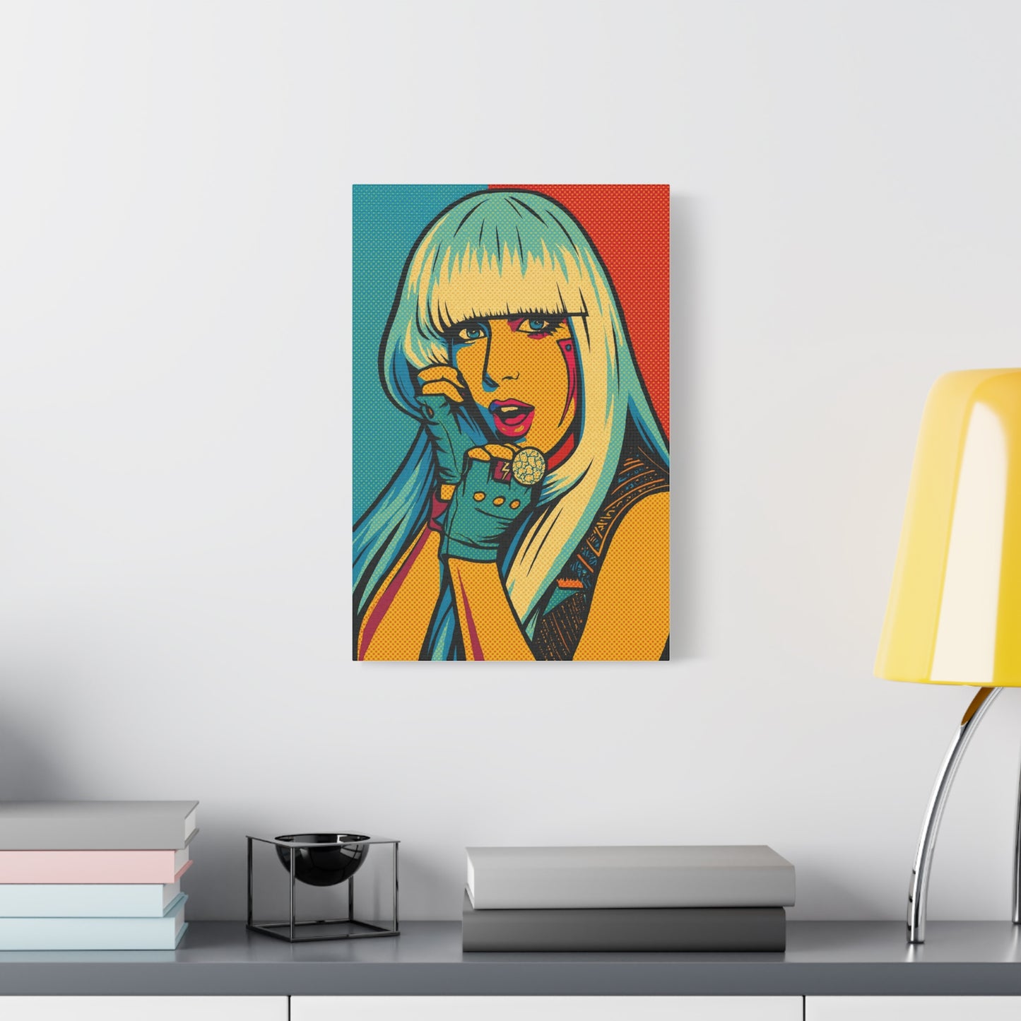 Lady G a g a Pop Art Canvas