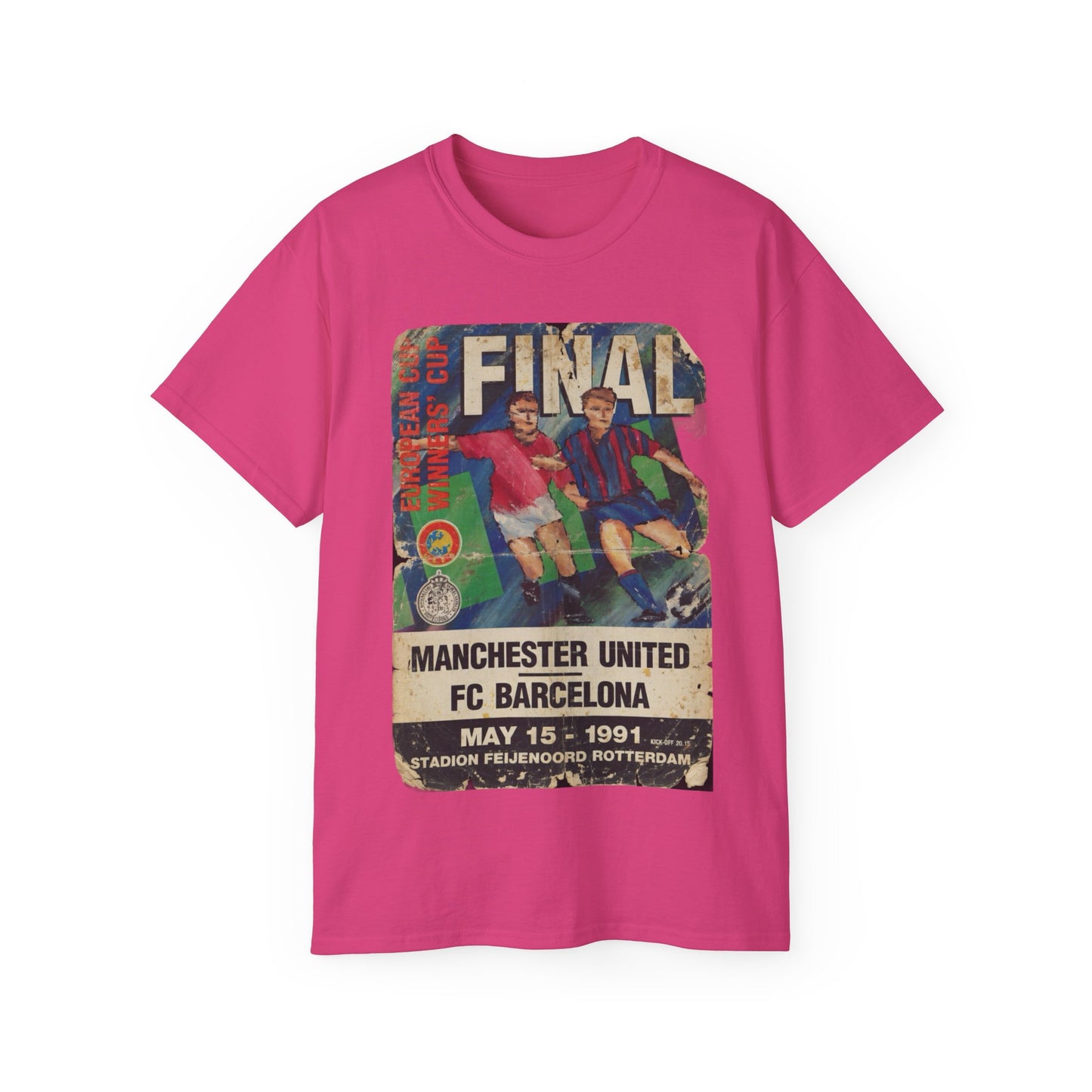 1991 Cup Winners Cup Final Poster Manchester United