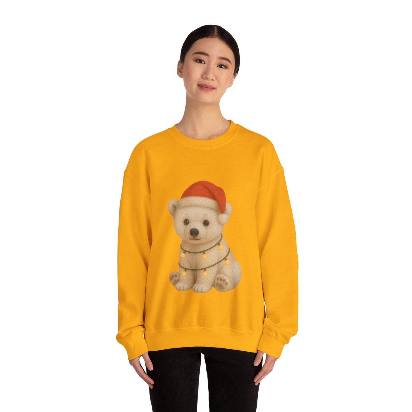 Cozy Christmas Polar Bear Sweatshirt