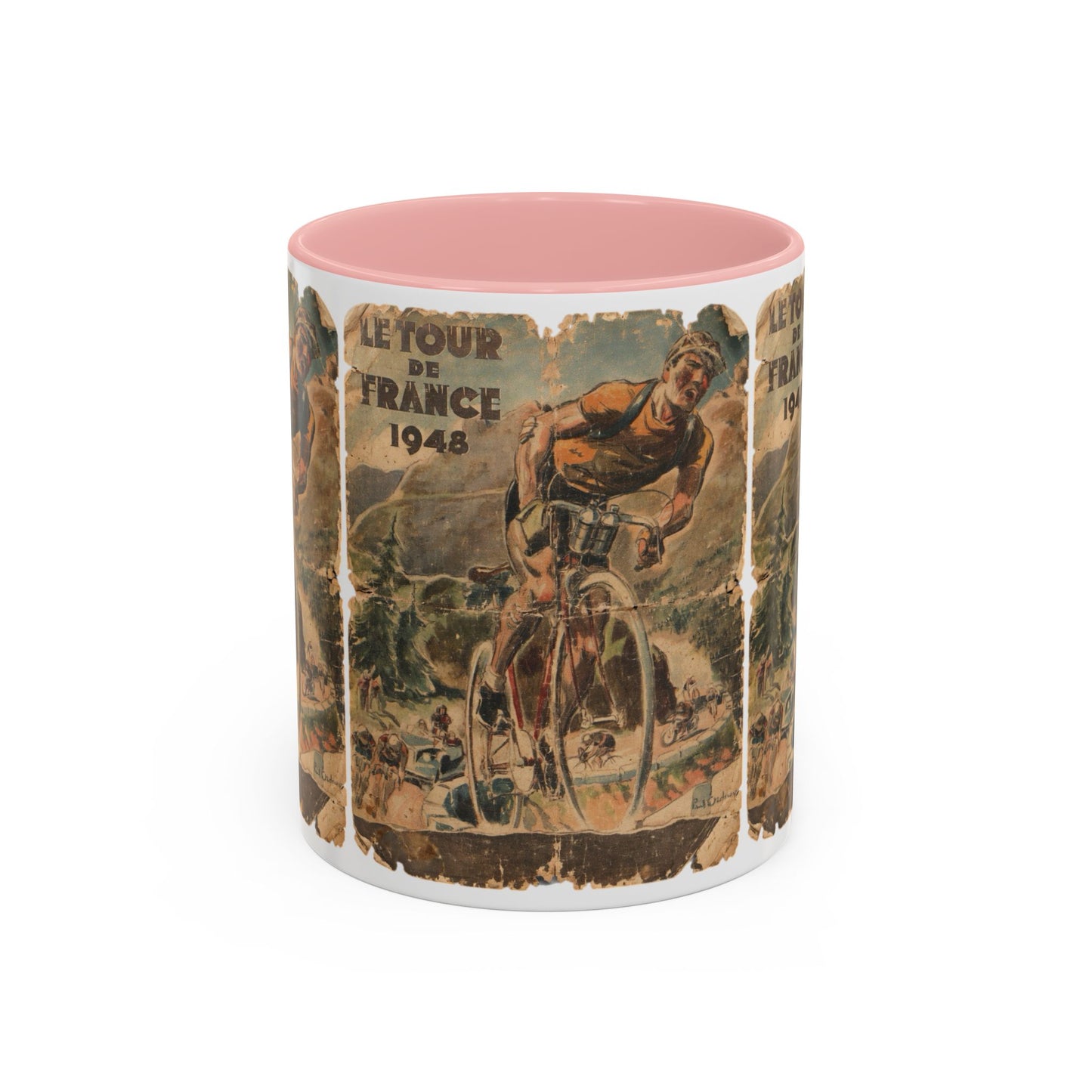 Tour De France 1948 Poster Coffee Mug (11, 15oz)