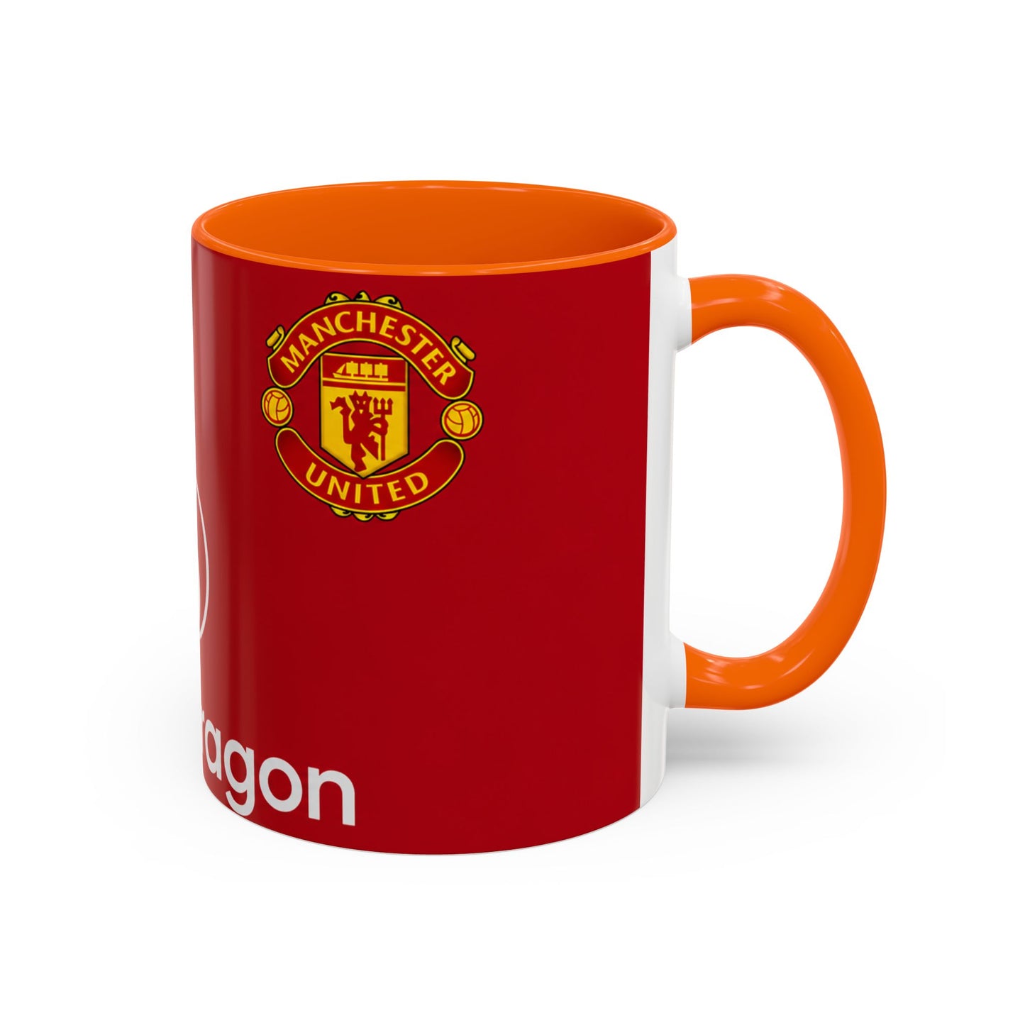 Manchester United Shirt Accent Coffee Mug (11, 15oz)