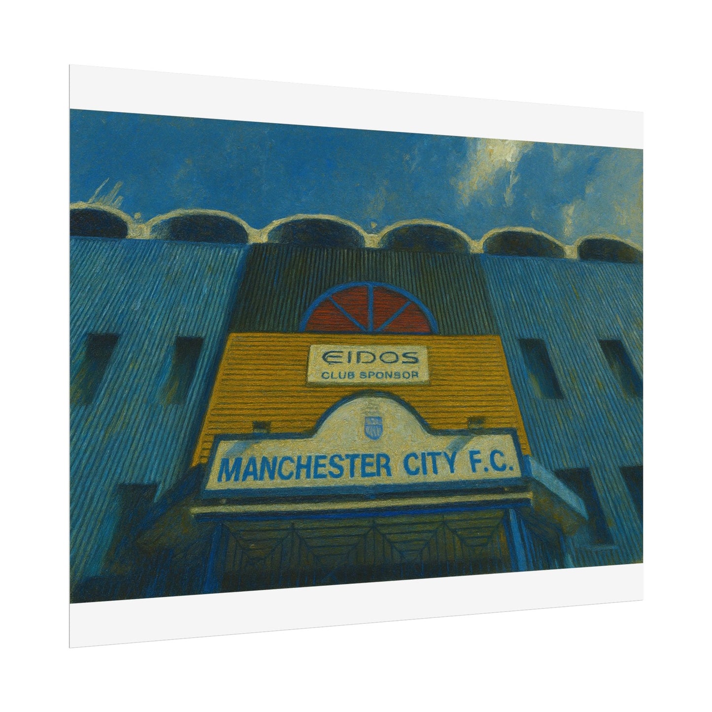 Manchester City F.C. Maine Road Rolled Poster