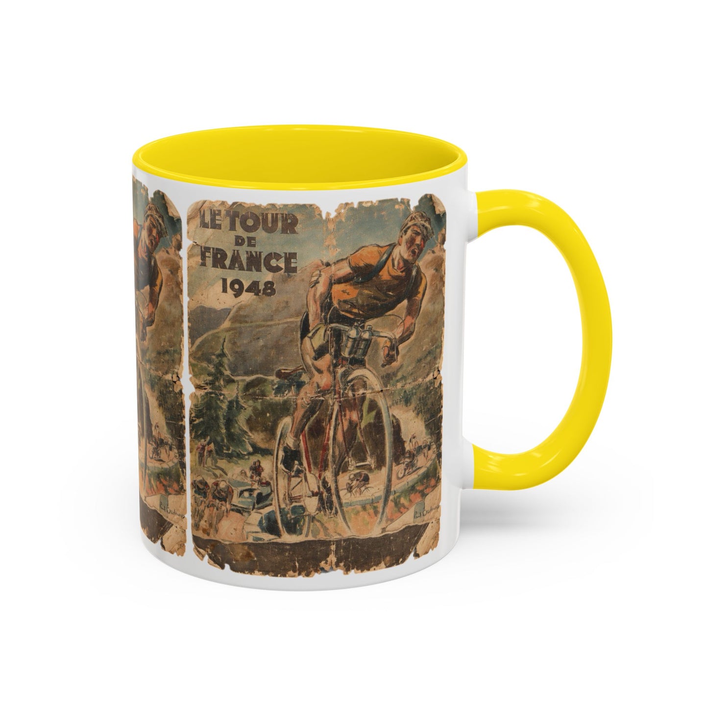 Tour De France 1948 Poster Coffee Mug (11, 15oz)