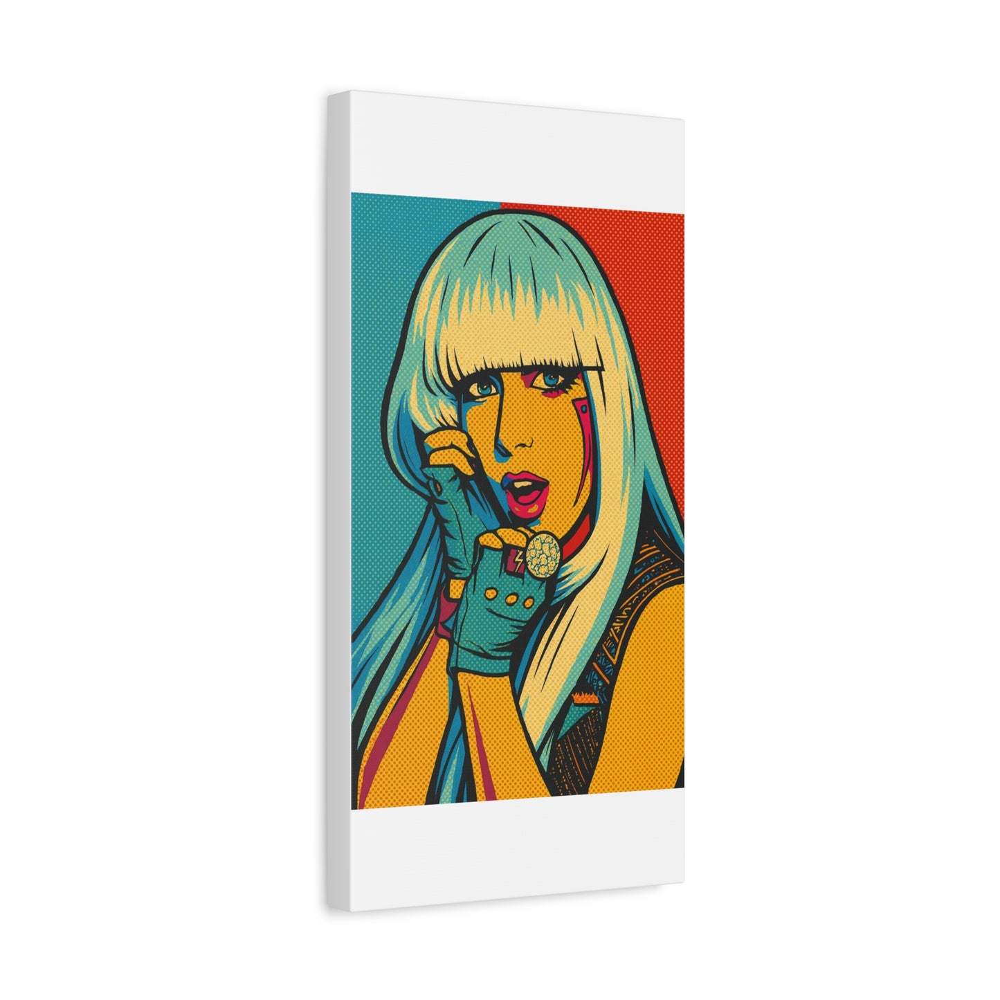 Lady G a g a Pop Art Canvas