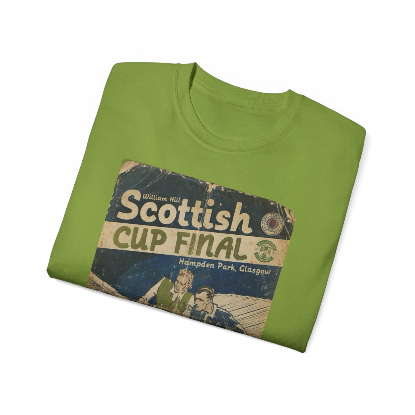 2016 Scottish Challenge Cup Final Hibernian Rangers Programme Poster Unisex Ultra Cotton Tee